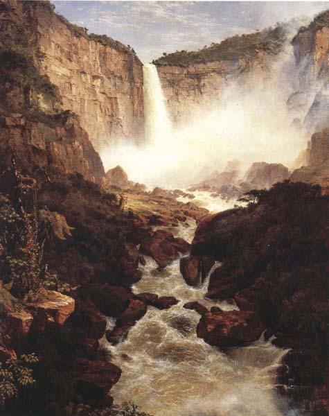 Frederic E.Church The Falls of Tequendama,Near Bogota,New Granada Sweden oil painting art